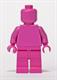 Dark Pink Lego Monochrome minifigure